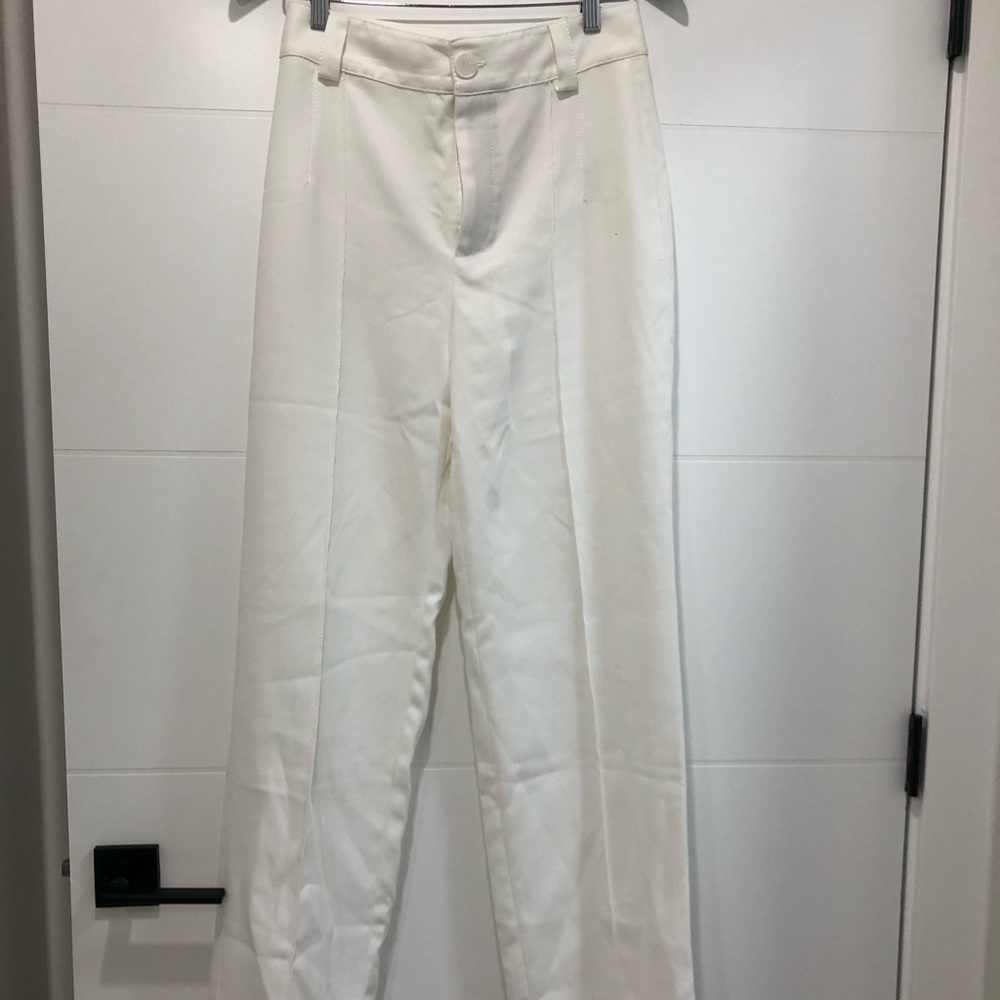 Zara Classic Cream Women's Trousers
